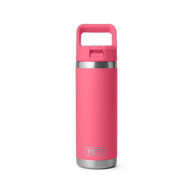 YETI Rambler® 18oz (530ml) Insulated Water Bottle with Colour-Matched Straw